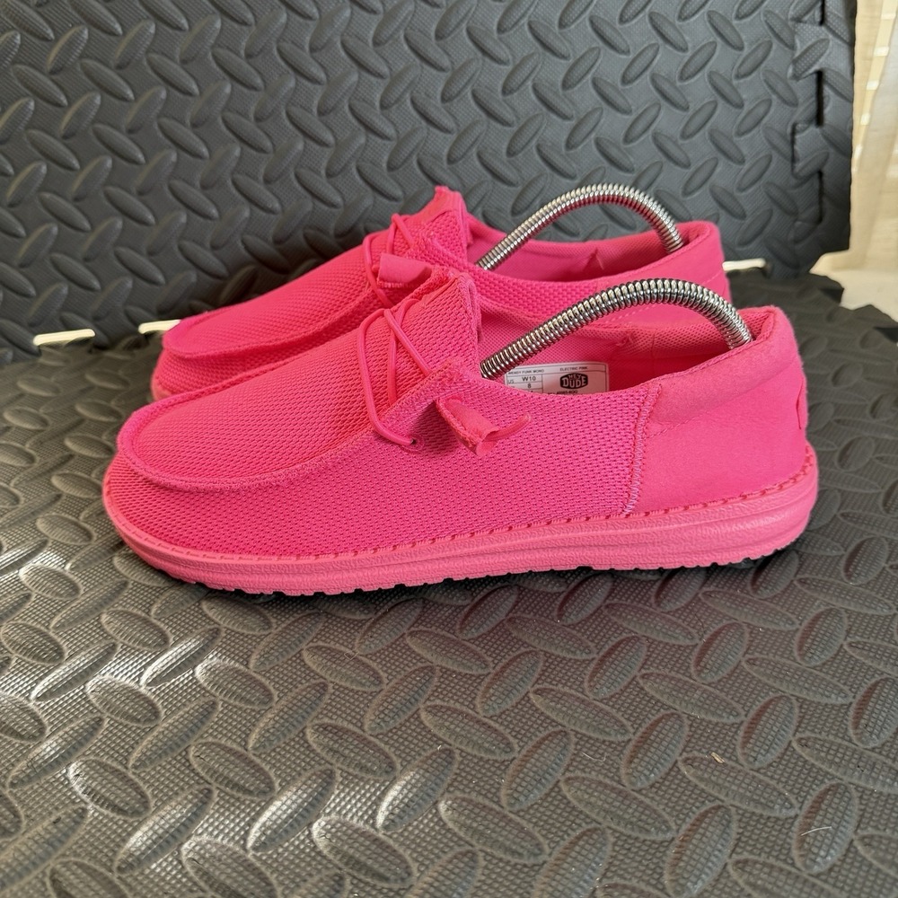 HEY DUDE Women Shoes Wendy Pink Mono Size 10